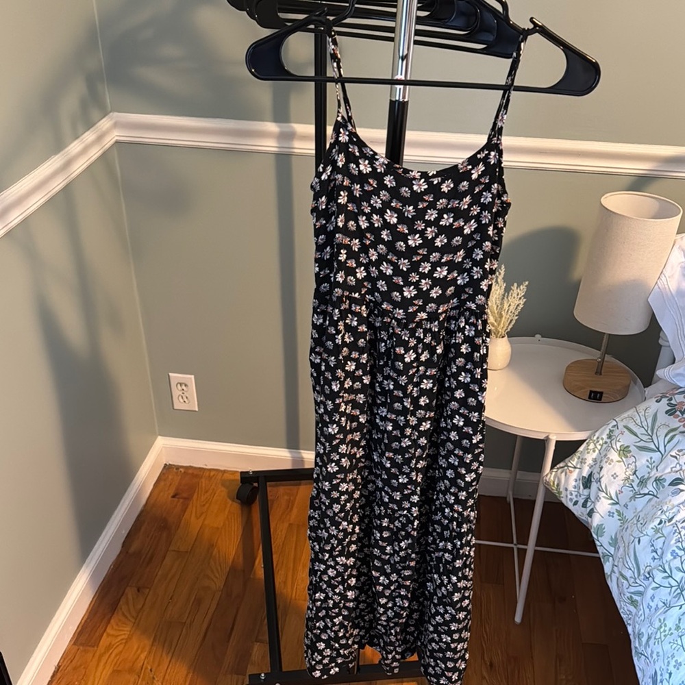 Carly Jean LA Floral Black Dress